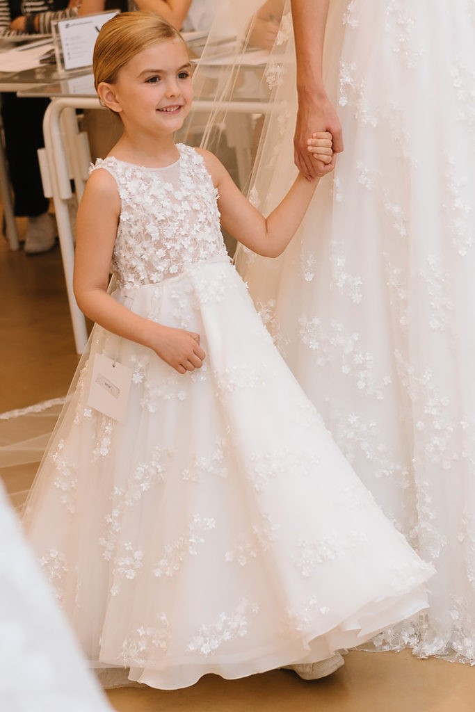 Robe de mariage enfant - robe petite fille mariage - robe cortege fille - robe de ceremonie enfant - Crème Cymbeline