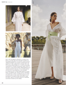 article de magazine de robes de mariée