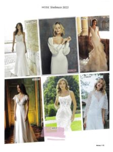 femmes dans des robes de mariée, look mariage