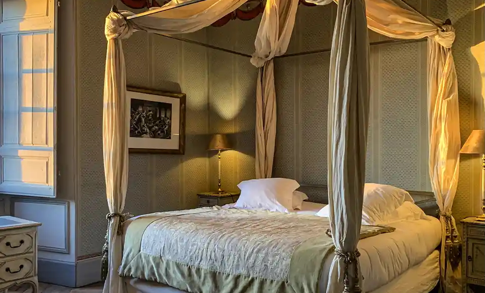 chambre de princesse dans un chateau